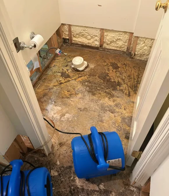 water damage restoration orlando cost assessment technician inspecting damage