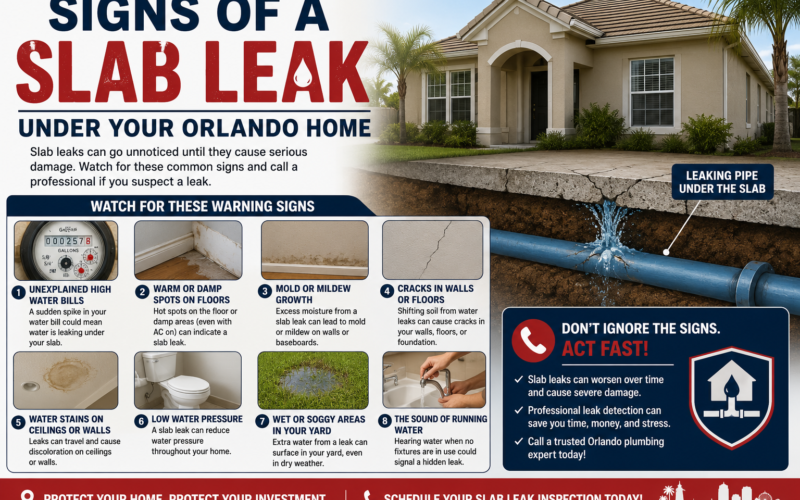 Signs of a Slab Leak Under Your Orlando Home